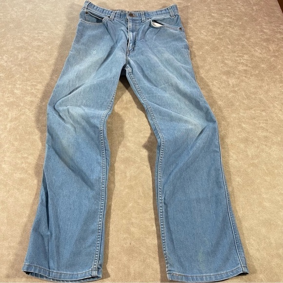 Levi’s 478 Light wash jeans 34 X 32 brown tag - Picture 1 of 10